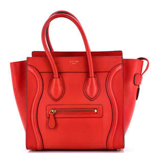 Celine Luggage Bag Grainy Leather Micro #257868C95B